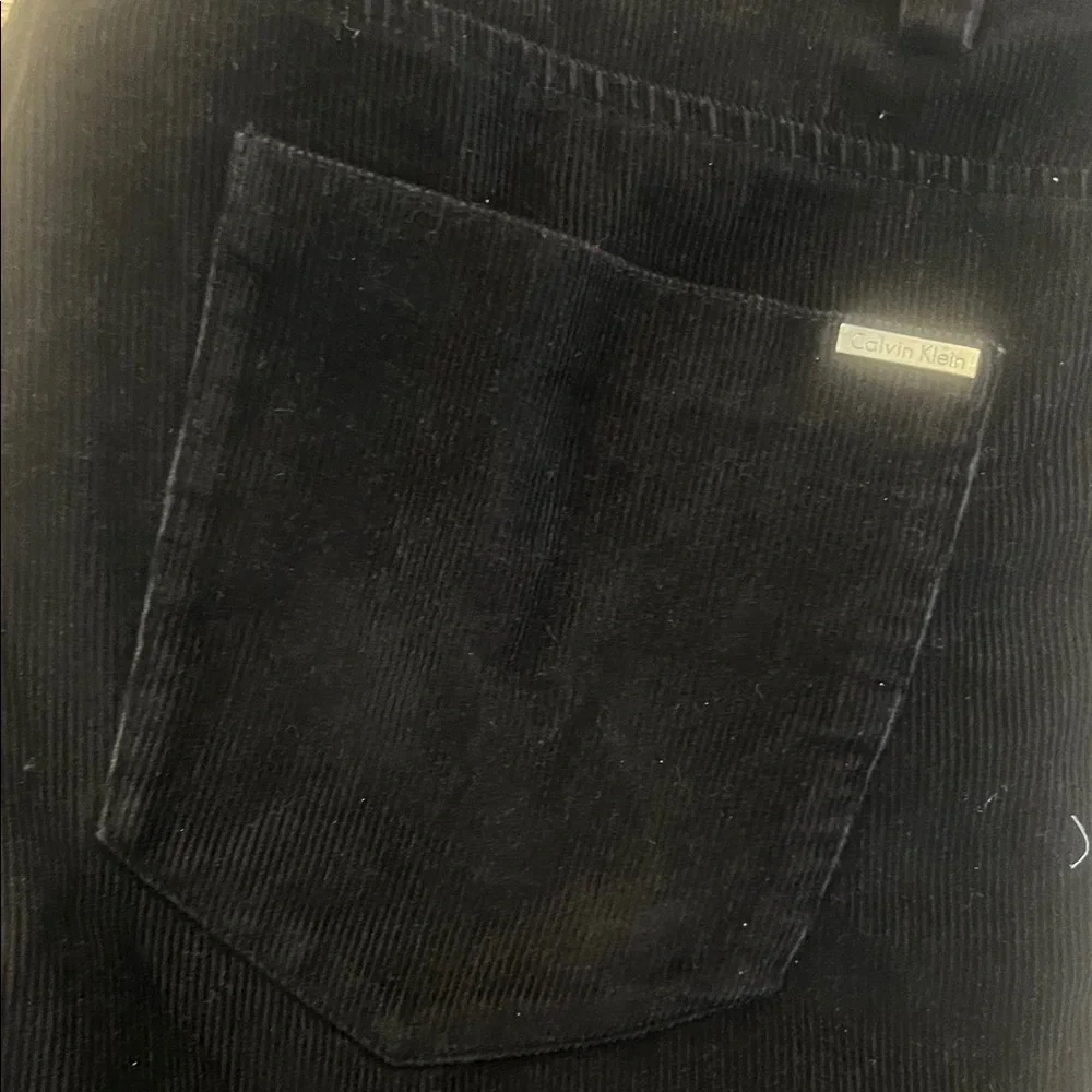 Calvin Klein Dark Corduroy Trousers